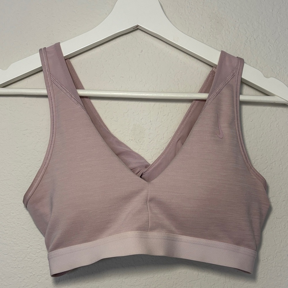 Nike Women's Pink Sports Bra padded medium